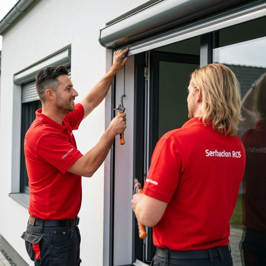 Ekipa montażowa Sobimex podczas pracy