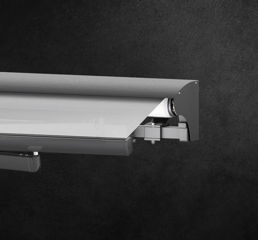 Markiza tarasowa w strefie wypoczynku