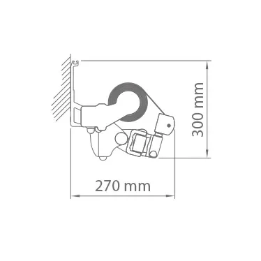 Rysunek techniczny z wymiarowaniem