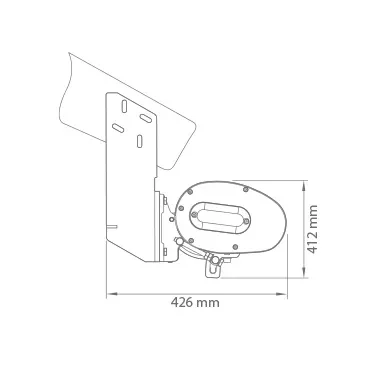 Rysunek techniczny z wymiarowaniem