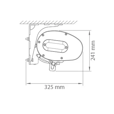 Rysunek techniczny z wymiarowaniem