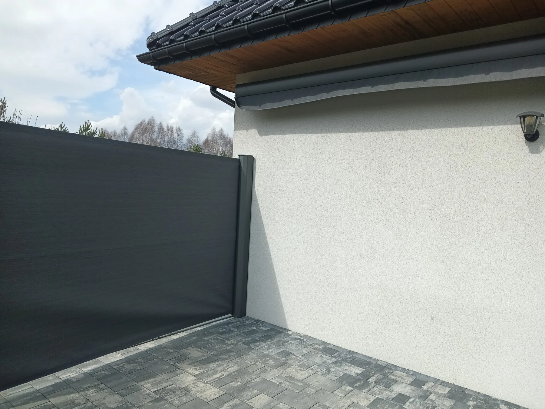 Markiza Bora w Kroczycach - dodatkowy kadr realizacji markizy bora w kroczycach