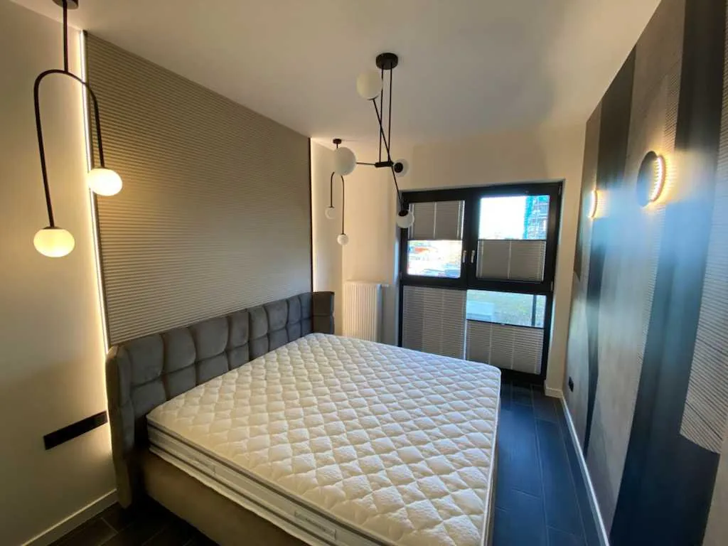 Plisy okienne w Sosnowcu - efekt końcowy po montażu we wnętrzu