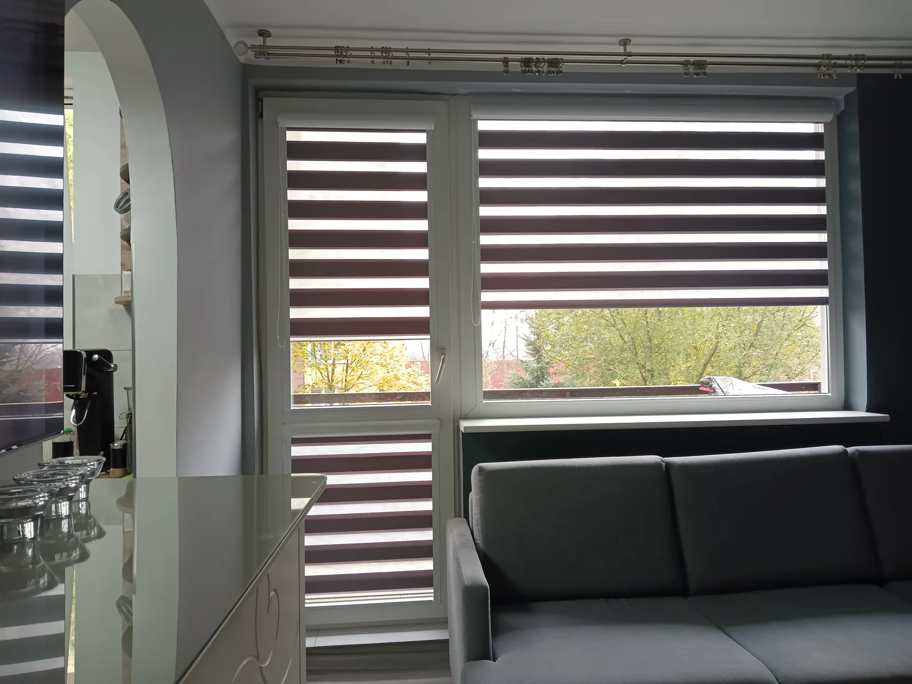 Rolety dzień-noc Passionata w Sosnowcu - dodatkowy kadr realizacji rolet dzień-noc passionata w sosnowcu