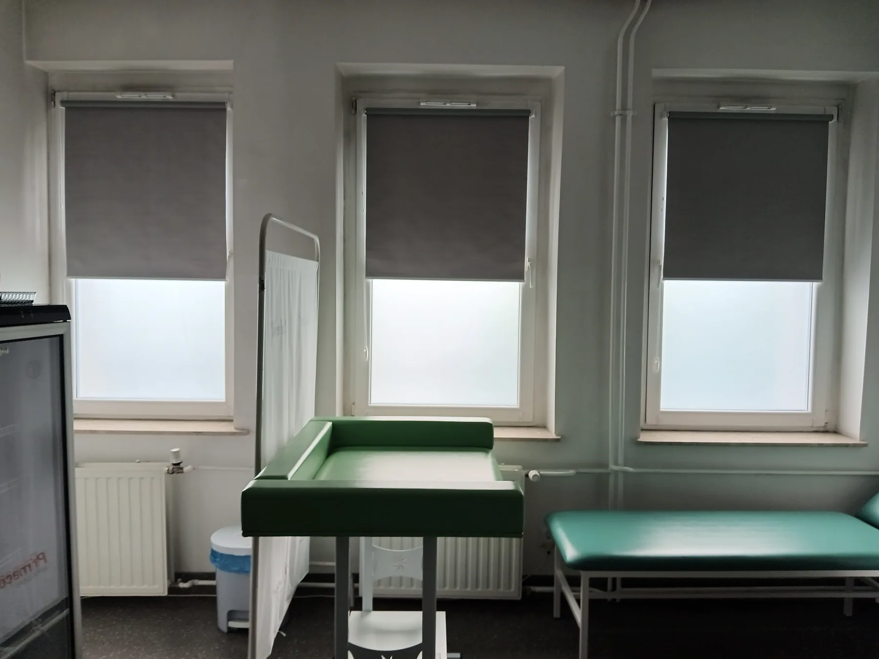 Rolety Vegas w Gliwicach - efekt końcowy przy gotowym przeszkleniu