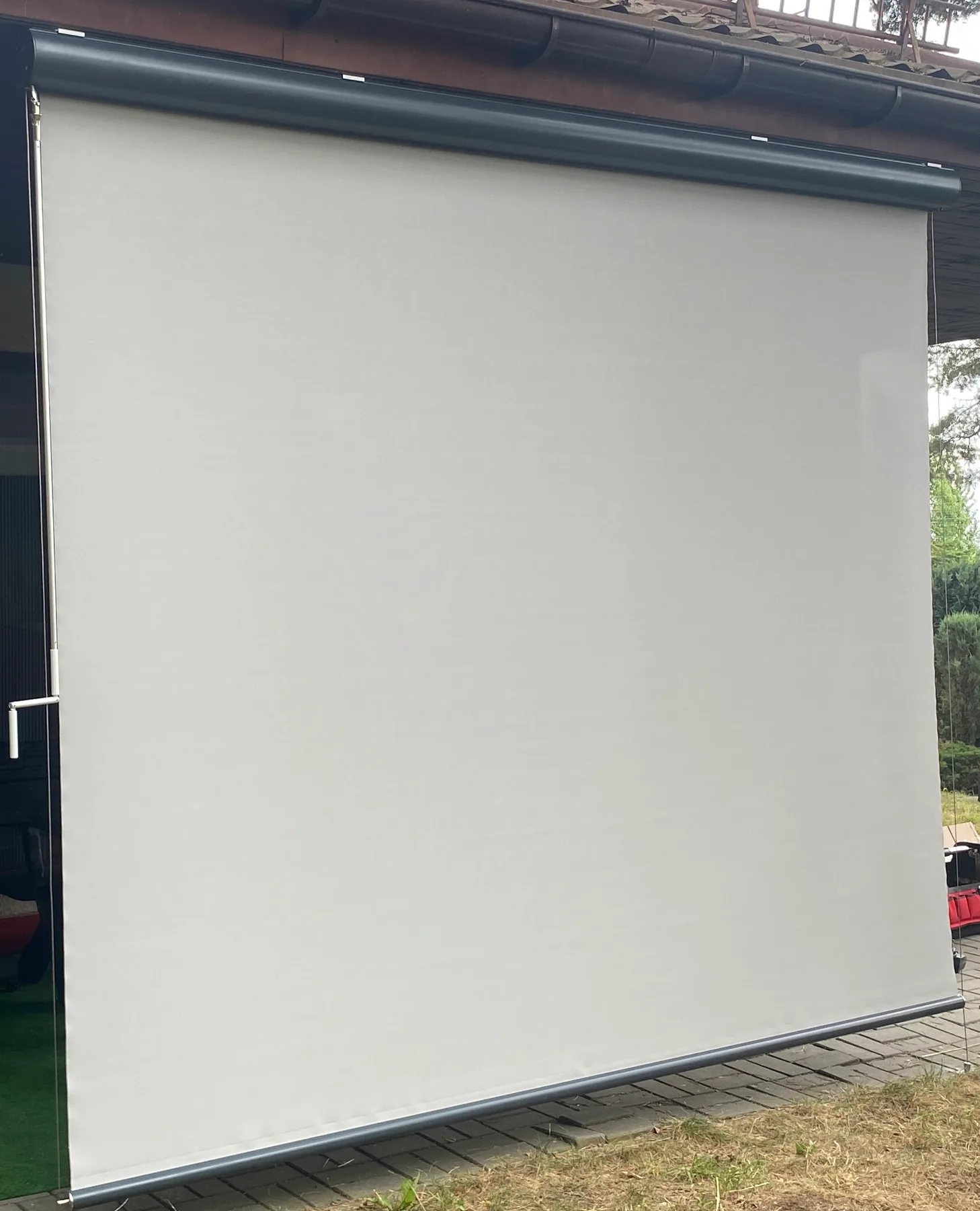 Screeny w Sławkowie - efekt końcowy po montażu systemu