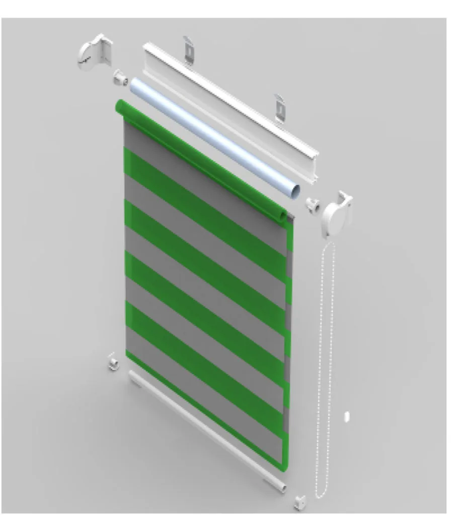 Łańcuszkowe sterowanie rolety dzień noc