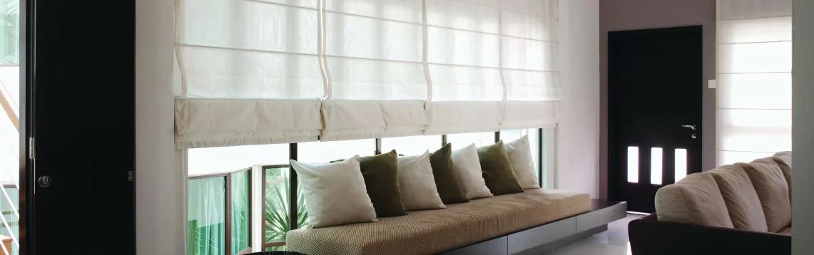 Mechanizm i tkanina rolety rzymskiej