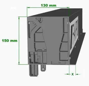 VMU - Skrzynka VMU z wymiarami