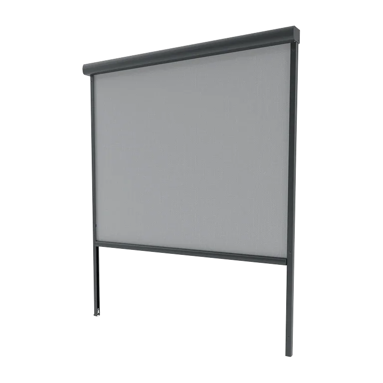 FAKRO VMZ z prowadnicami aluminiowymi i systemem ZiP