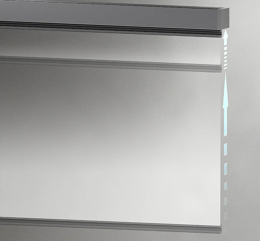 Roleta z napędem półautomatycznym