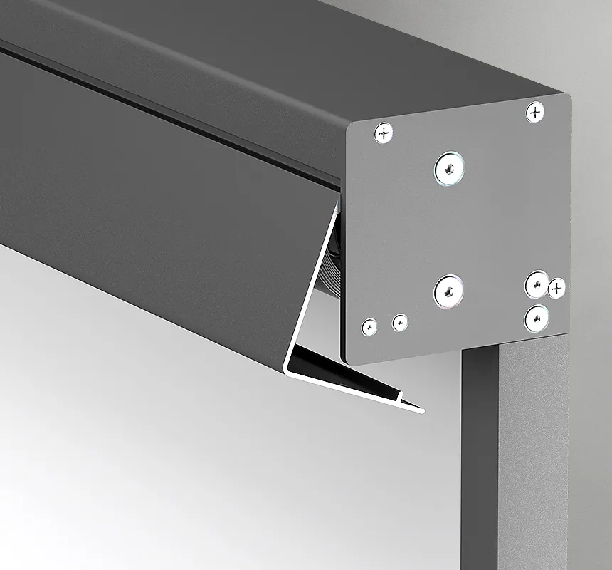 Rewizja w przedniej części kasety ułatwia montaż i prace konserwacyjno-serwisowe.