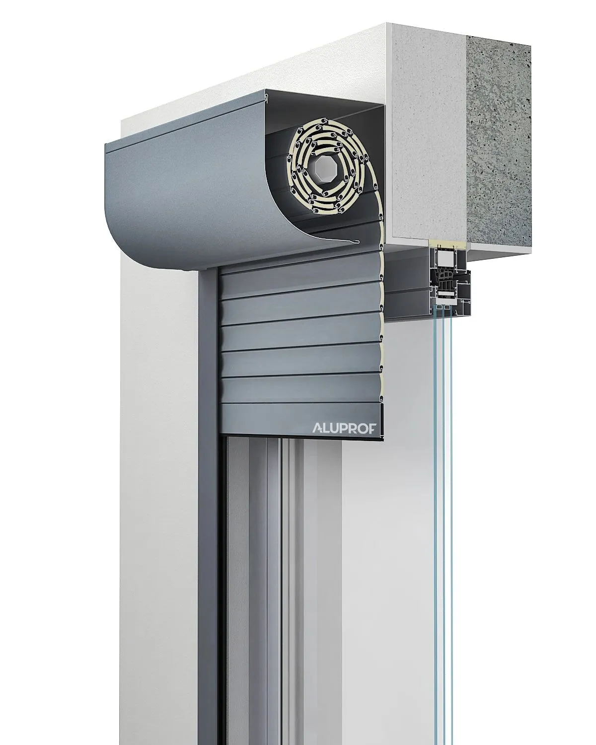 Roleta nadstawna PCV Styroterm