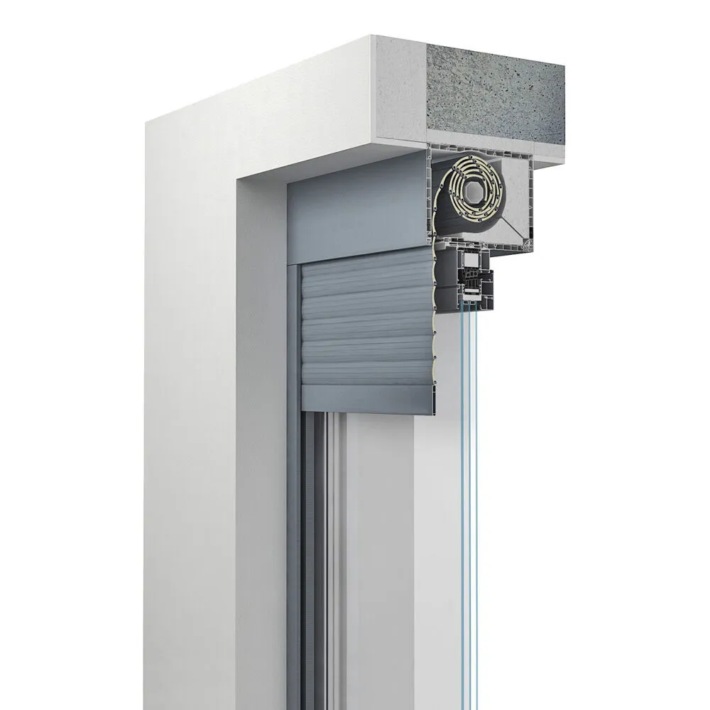 Roleta nadstawna PCV w systemie Styroterm